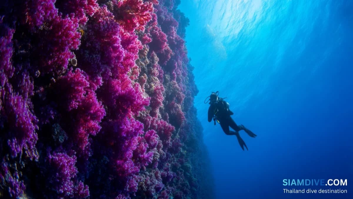 คู่มือดำน้ำหินแดง & หินม่วง: ยอดหินใต้น้ำระดับโลกของไทย