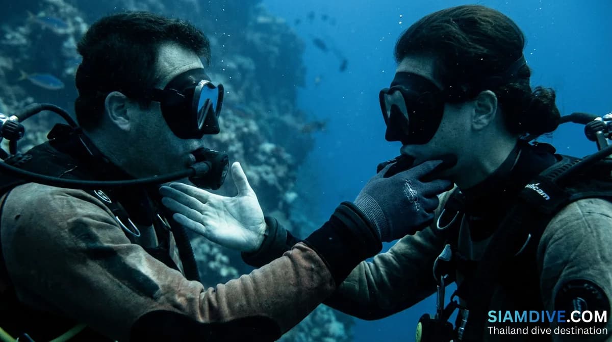 สัญญาณมือใต้น้ำ: คู่มือฉบับสมบูรณ์สำหรับนักดำน้ำ