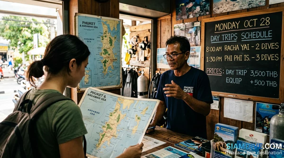 如何在泰国找到并预订一日潜水游