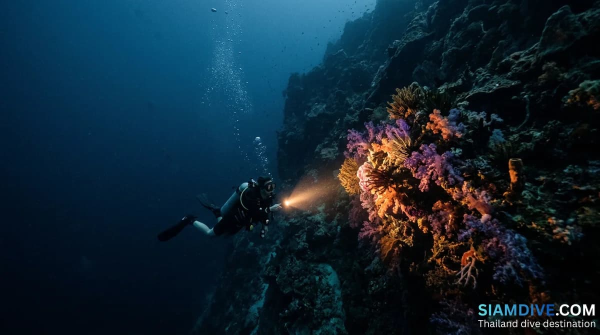 Palong Wall at Sunset: Phi Phi's Most Underrated Dive