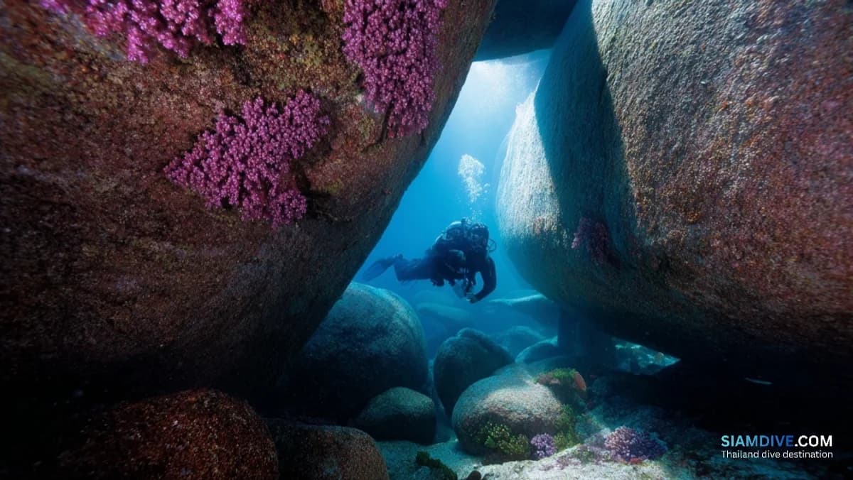 40m 화강암 미로, Elephant Head를 두 번 다이빙하는 이유