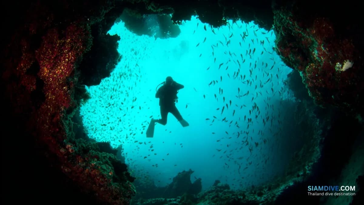 Koh Thalu : tunnels et grottes d'une île percée à Chumphon