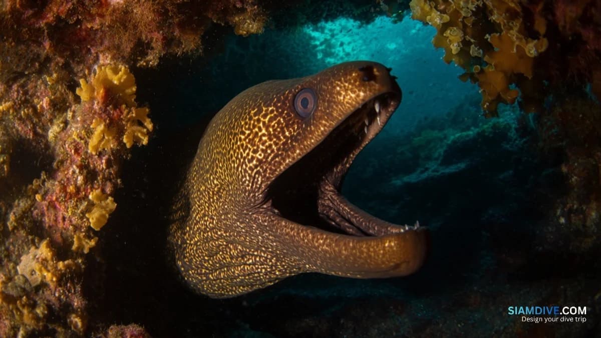 The Alien Jaws Hiding in Every Crevice at Richelieu Rock