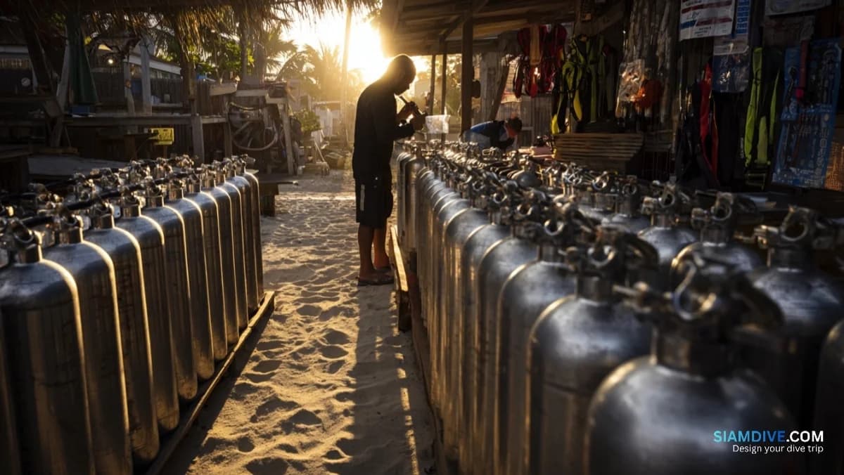 1島に70店：タイのダイビングが安い本当の理由