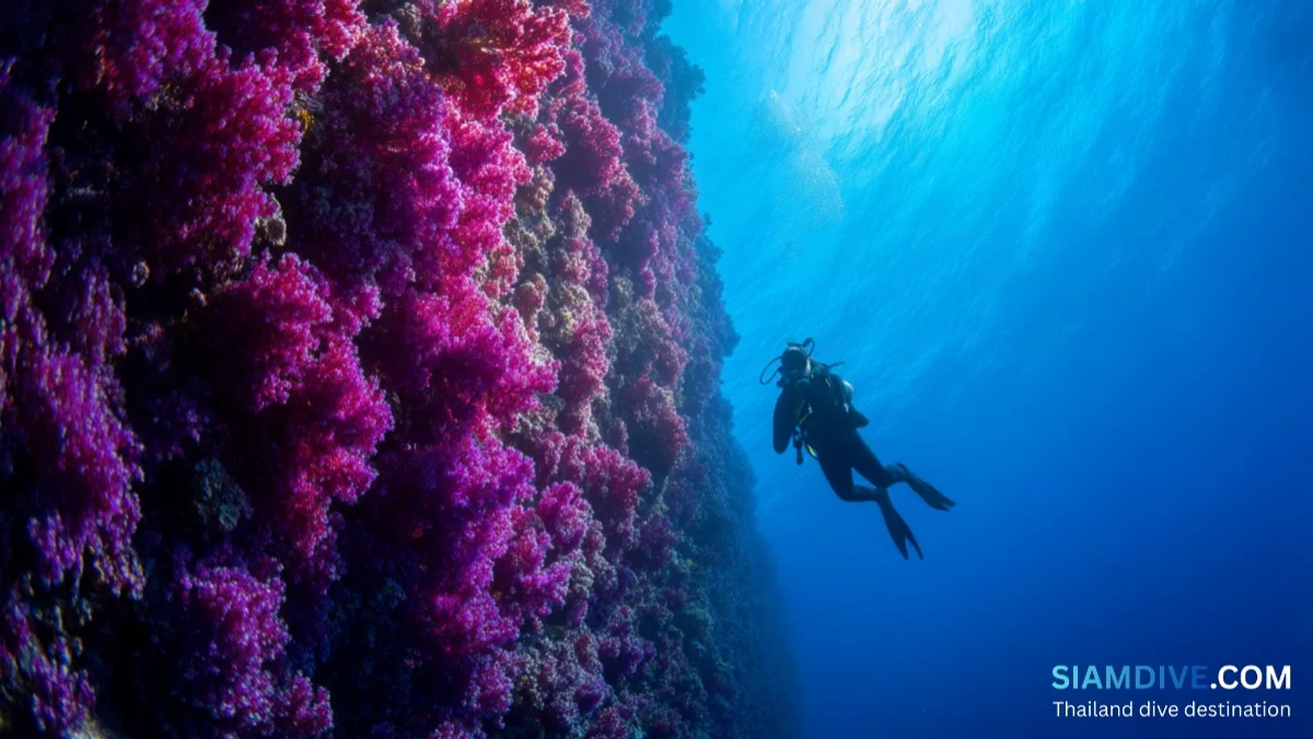 힌댕 & 힌무앙 다이빙 가이드: 태국 최고의 피나클 다이빙
