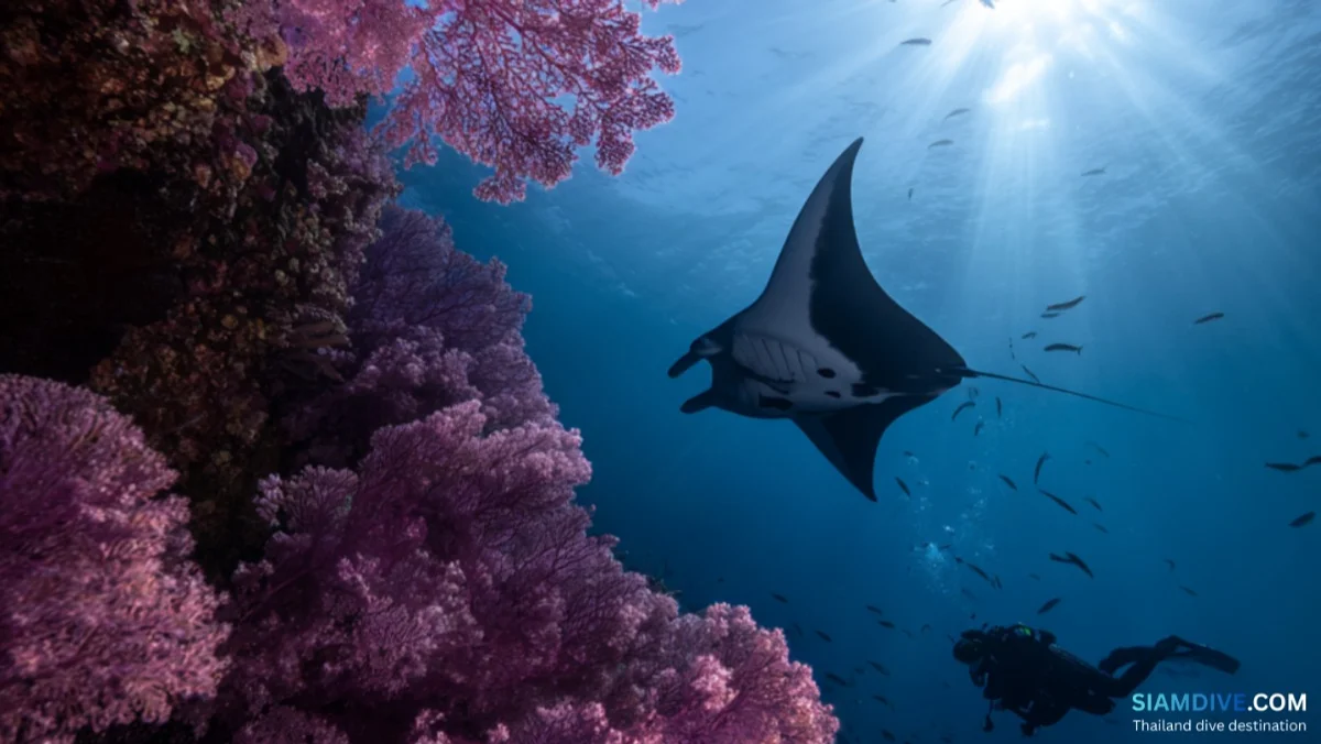 힌댕 & 힌무앙 리브어보드: 태국에서 가장 깊은 연산호 벽