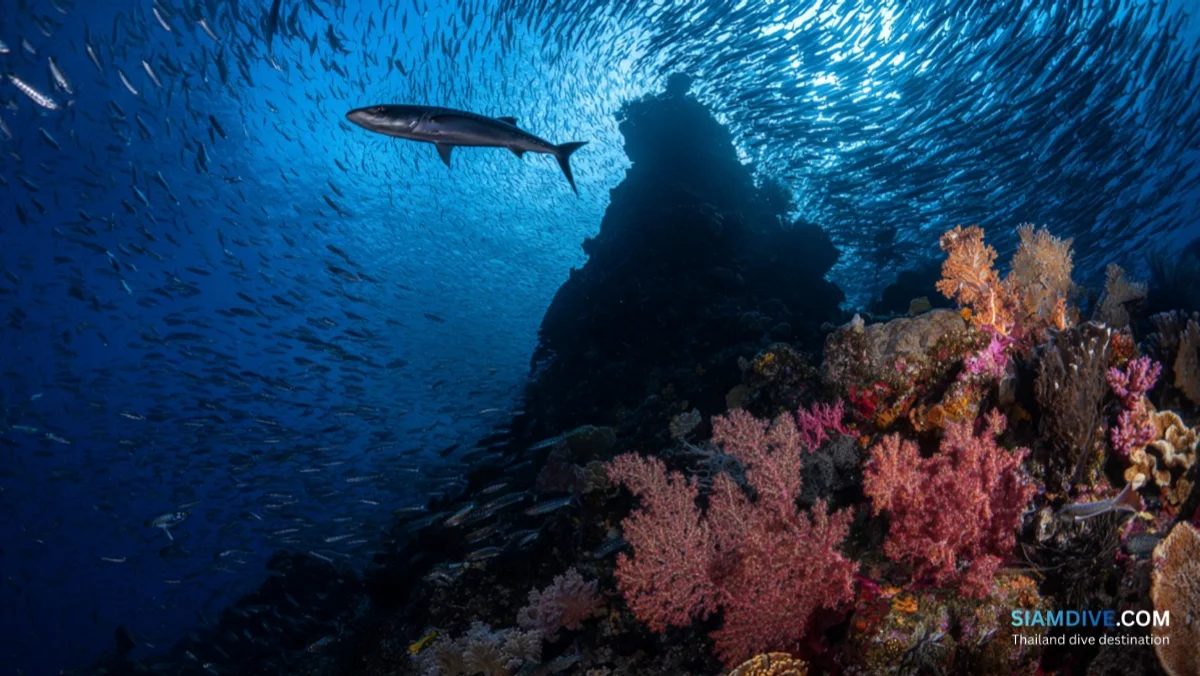 8マイルロック・ダイビングガイド:リペ島の深場ピナクル — image 5