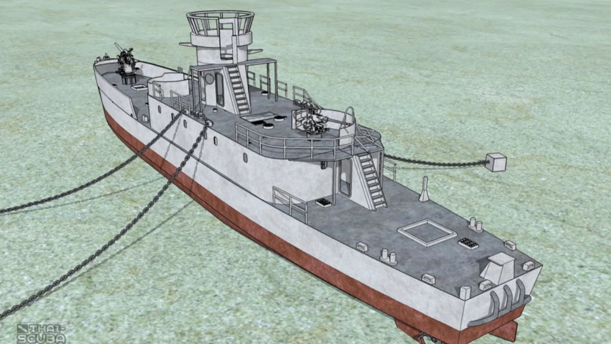 HTMS Prab 741 Wreck Diving Guide: Chumphon's Quiet Artificial Reef — image 2