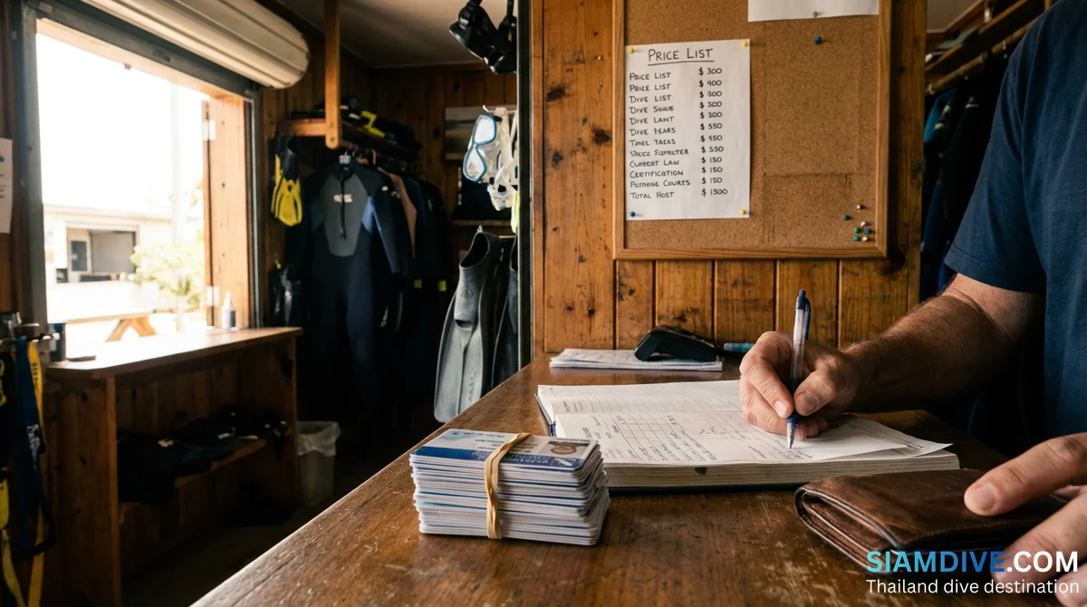 오픈워터 코스 진짜 비용(가게가 말하지 않는 숨은 요금 포함) — image 2