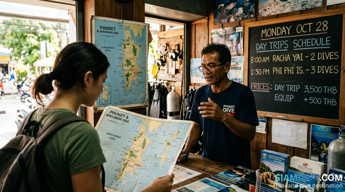 วิธีหาและจองทริปดำน้ำวันเดียวในประเทศไทย