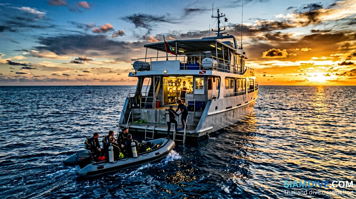 ทำไมเรือไลฟ์อะบอร์ดถึงดีกว่าเดย์ทริปสำหรับดำน้ำในไทย