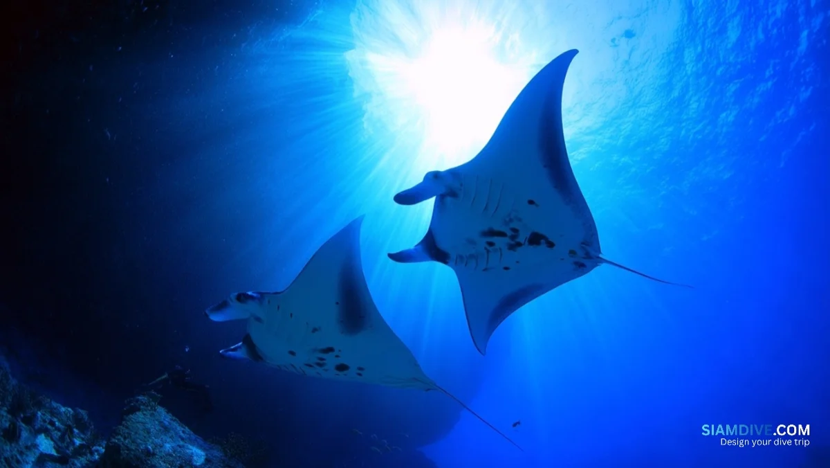 Dunkles Maul, helles Maul: Thailands zwei Manta-Arten erkennen — image 2