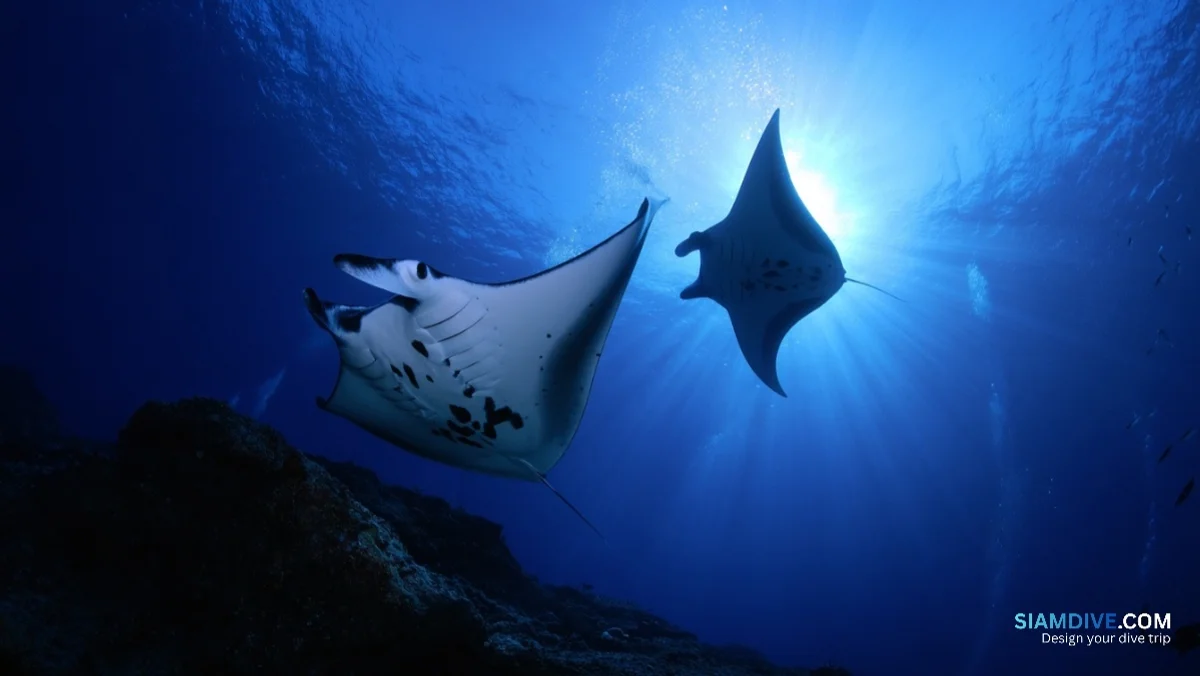 Dunkles Maul, helles Maul: Thailands zwei Manta-Arten erkennen — image 4
