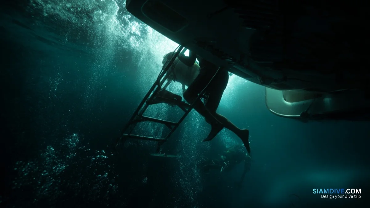 3 Meter zwischen dir und dem laufenden Propeller